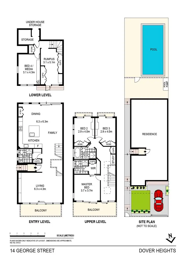 Floorplan of Homely house listing, 14 George Street, Dover Heights NSW 2030