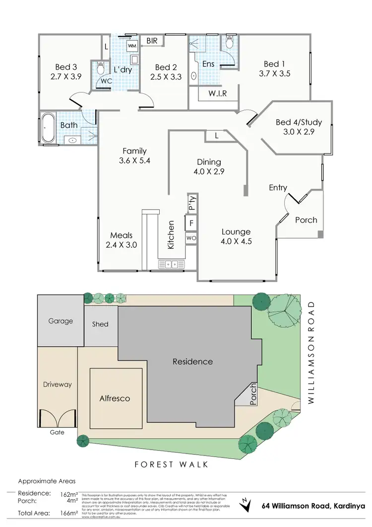 Floorplan of Homely house listing, 64 Williamson Road, Kardinya WA 6163