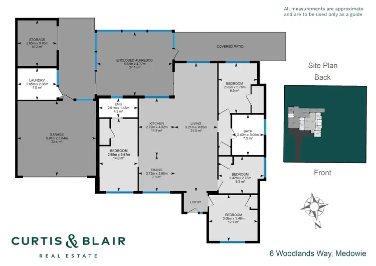 Floorplan of Homely house listing, 6 Woodlands Way, Medowie NSW 2318