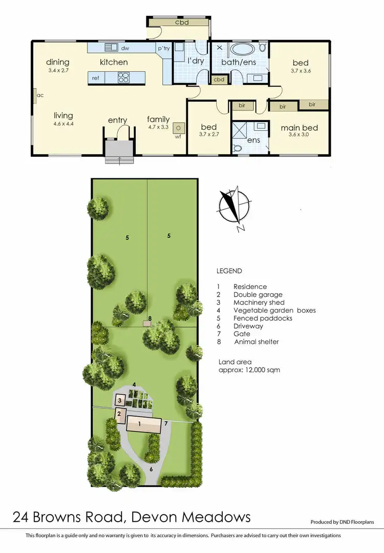 Floorplan of Homely rural property listing, 24 Browns Road, Devon Meadows VIC 3977