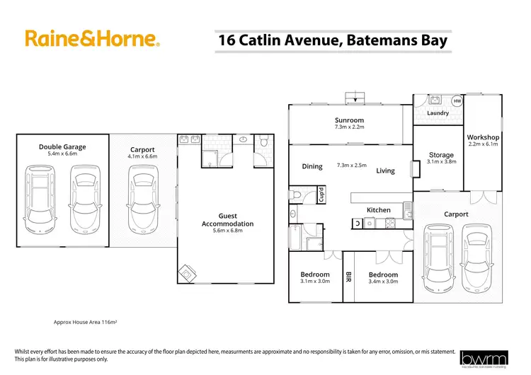 Floorplan of Homely house listing, 16 Catlin Avenue, Batemans Bay NSW 2536