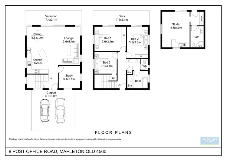 Floorplan of Homely house listing, 8 Post Office Road, Mapleton QLD 4560
