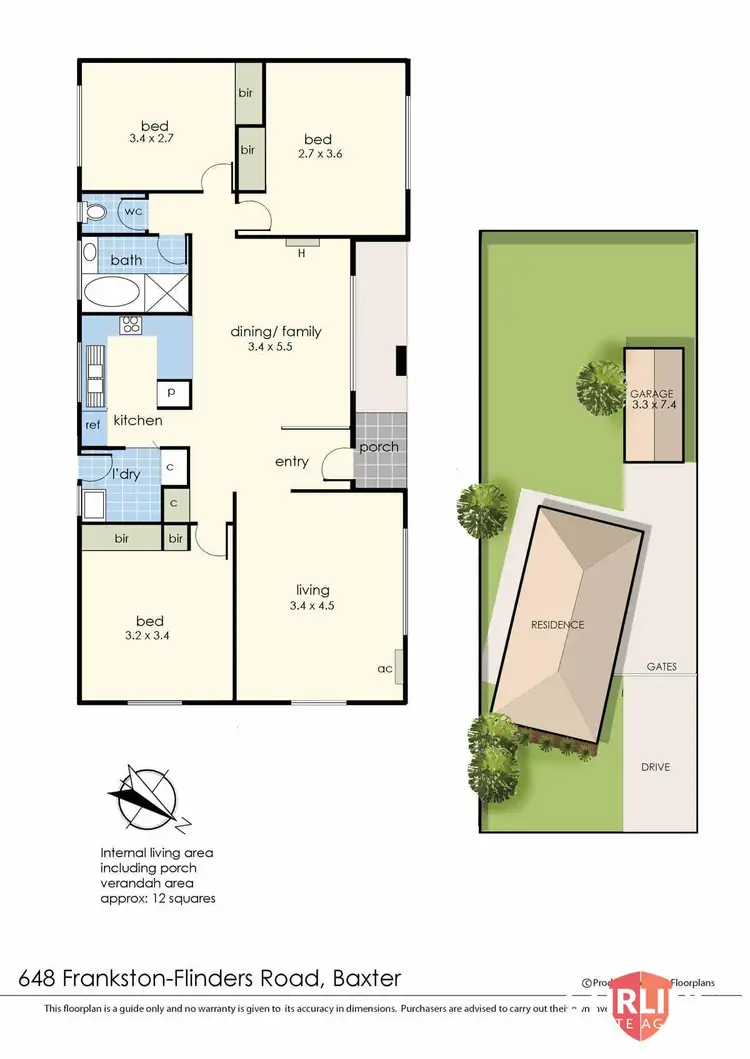 Floorplan of Homely house listing, 648 Frankston-Flinders Road, Baxter VIC 3911