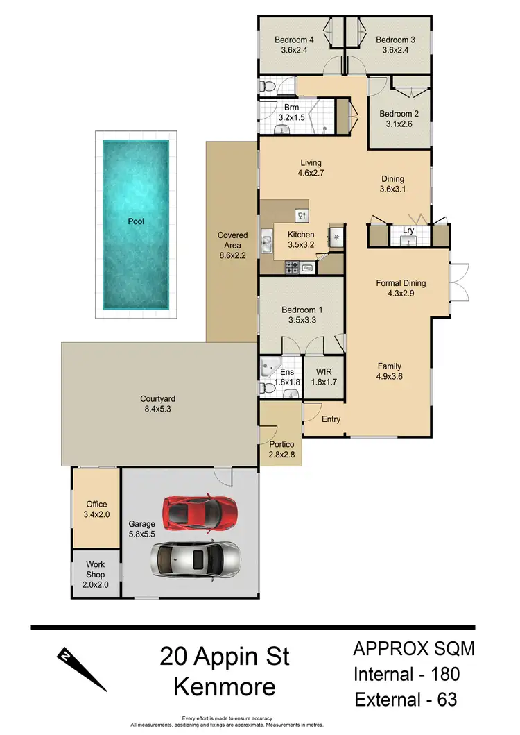 Floorplan of Homely house listing, 20 Appin Street, Kenmore QLD 4069