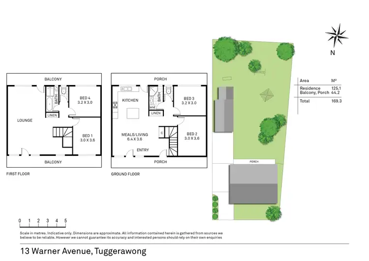 Floorplan of Homely house listing, 13 Warner Avenue, Tuggerawong NSW 2259