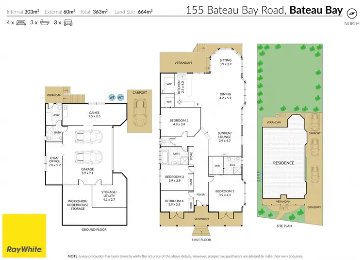 Floorplan of Homely house listing, 155 Bateau Bay Road, Bateau Bay NSW 2261