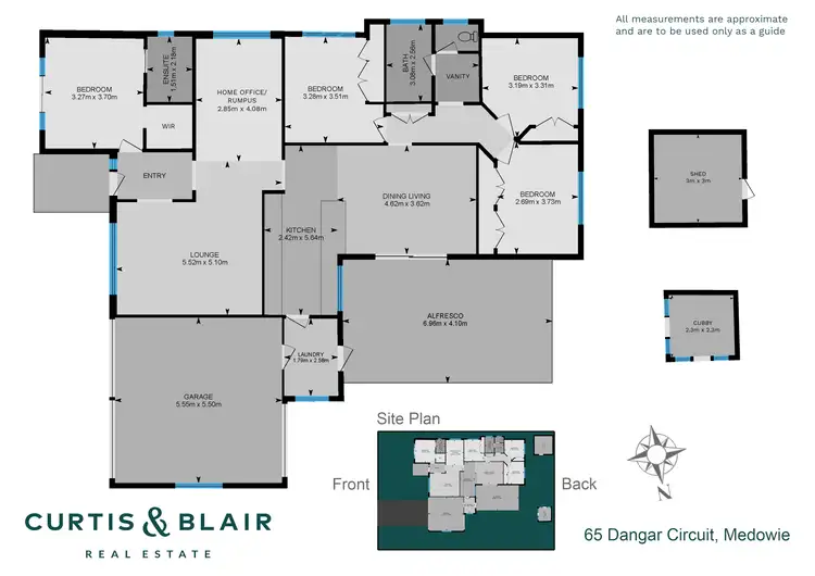 Floorplan of Homely house listing, 65 Dangar Circuit, Medowie NSW 2318