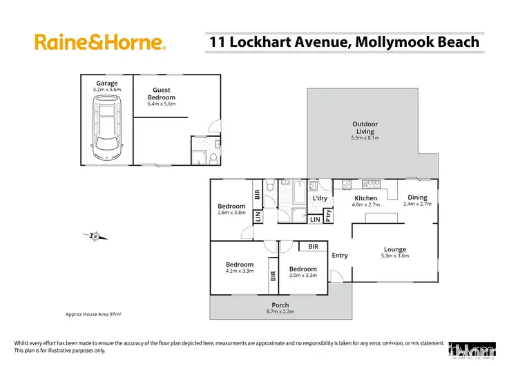 Floorplan of Homely house listing, 11 Lockhart Avenue, Mollymook NSW 2539