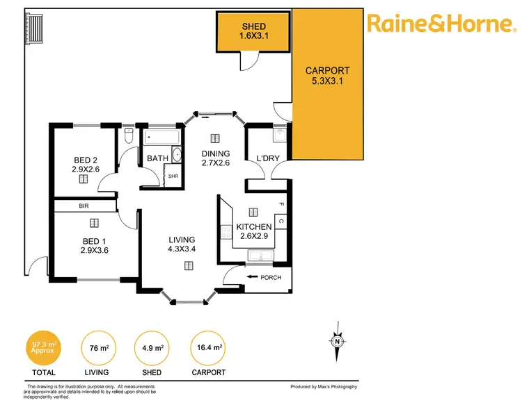 Floorplan of Homely house listing, 2/29 Edison Road, Bedford Park SA 5042