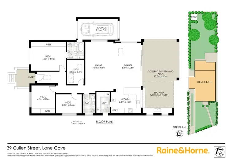 Floorplan of Homely house listing, 39 Cullen Street, Lane Cove NSW 2066