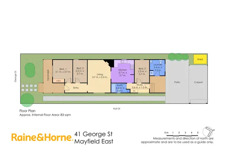 Floorplan of Homely house listing, 41 George Street, Mayfield East NSW 2304