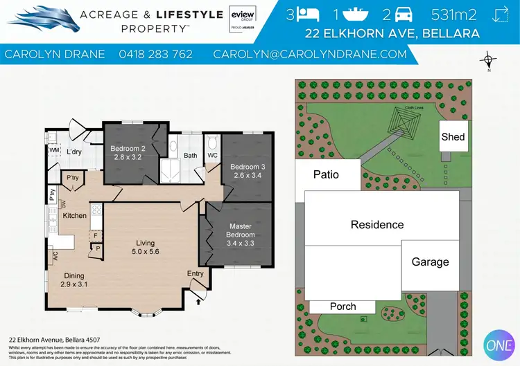 Floorplan of Homely house listing, 22 Elkhorn Avenue, Bellara QLD 4507
