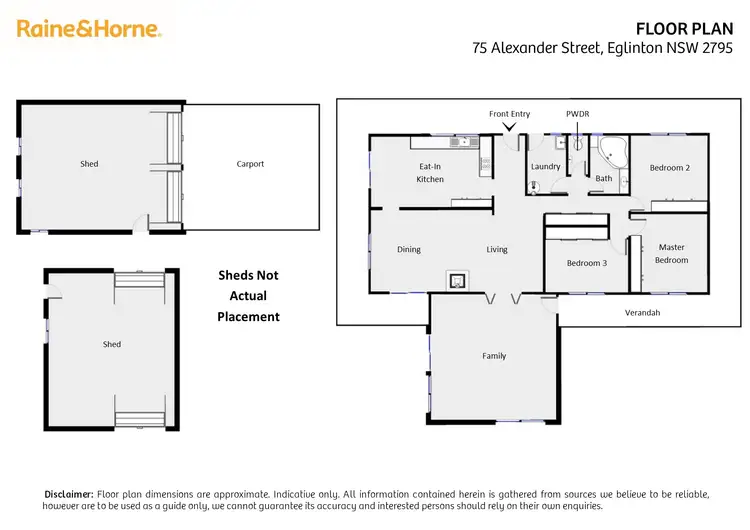 Floorplan of Homely house listing, 75 Alexander Street, Eglinton NSW 2795