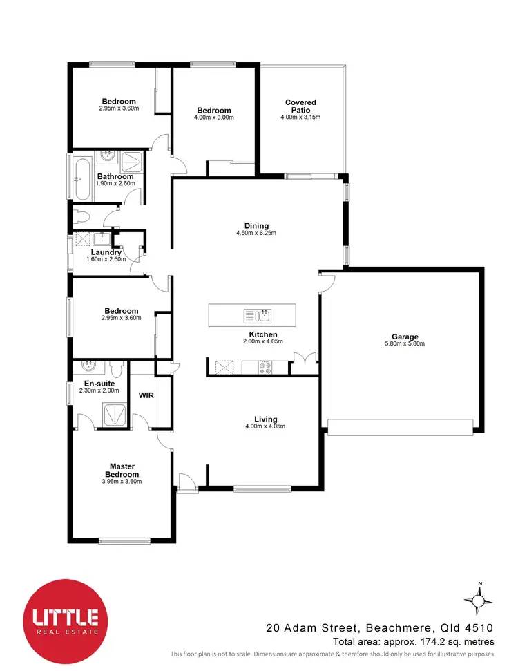 Floorplan of Homely house listing, 20 Adam Street, Beachmere QLD 4510
