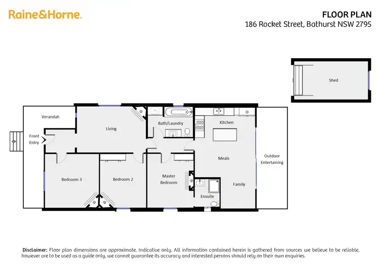 Floorplan of Homely house listing, 186 Rocket Street, Bathurst NSW 2795