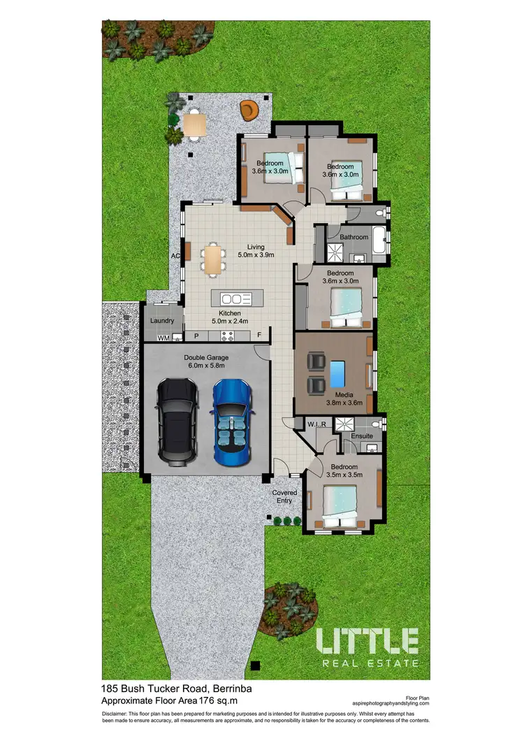 Floorplan of Homely house listing, 185 Bush Tucker Road, Berrinba QLD 4117
