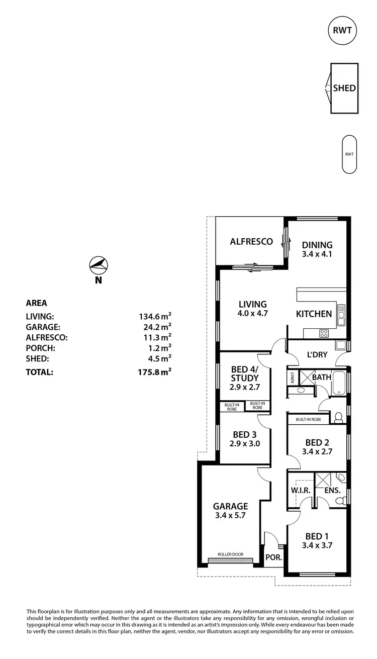 Floorplan of Homely house listing, 5 Maldon Street, Mount Barker SA 5251