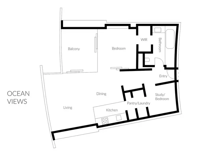 Floorplan of Homely unit listing, 2202/9 Hamilton Ave, Surfers Paradise QLD 4217