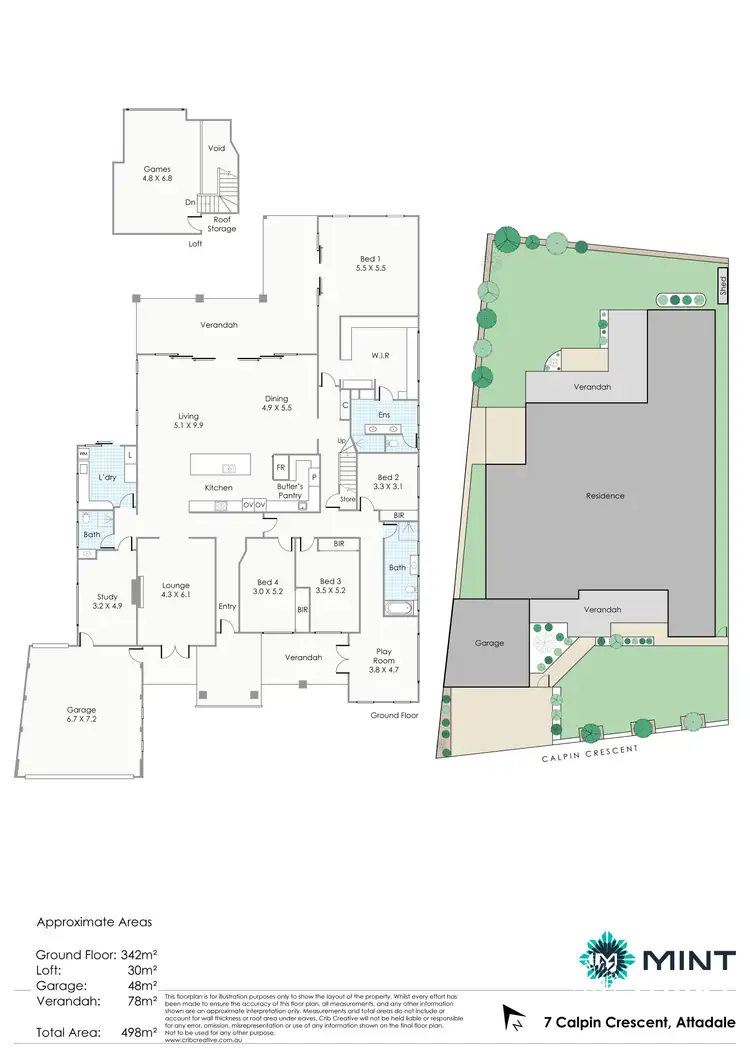 Floorplan of Homely house listing, 7 Calpin Crescent, Attadale WA 6156