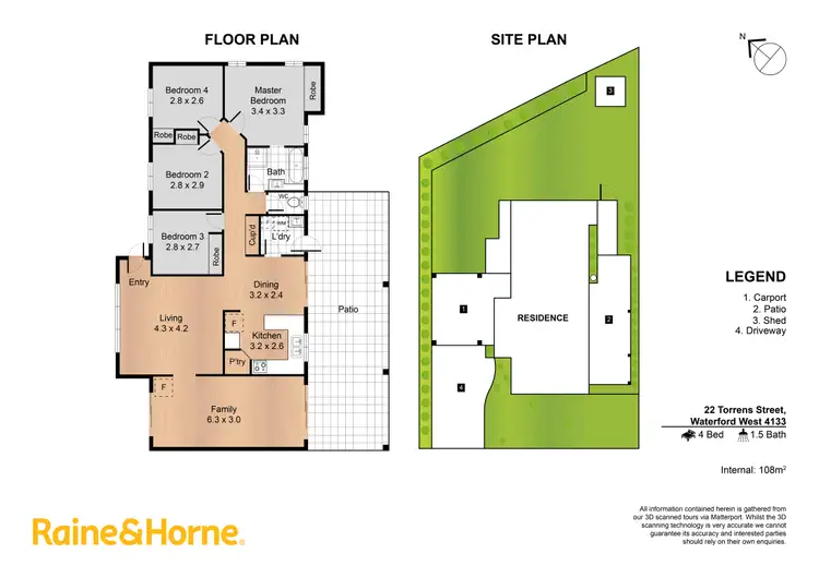 Floorplan of Homely house listing, 22 Torrens Street, Waterford West QLD 4133