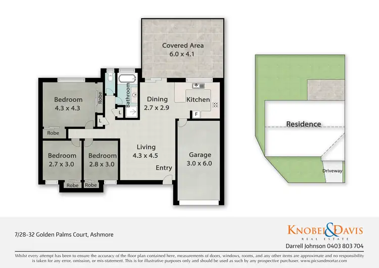Floorplan of Homely villa listing, 7/28-32 Golden Palms Court, Ashmore QLD 4214