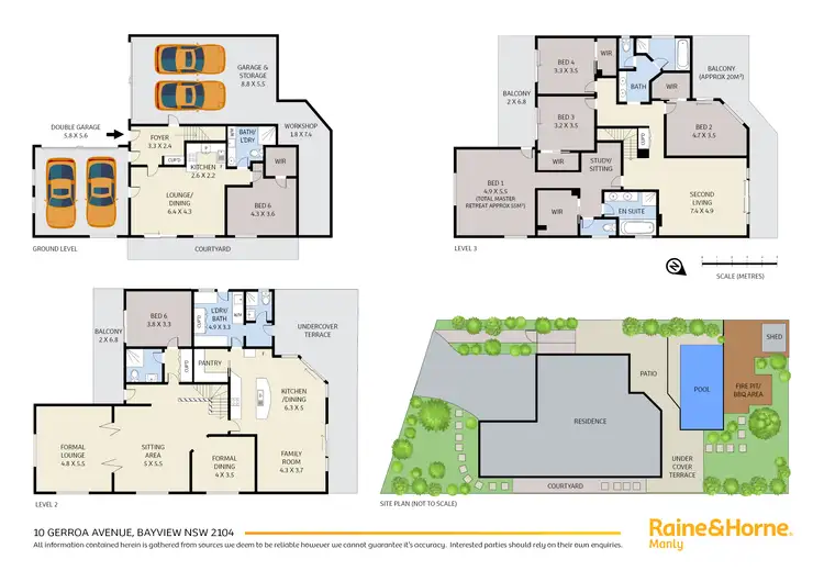 Floorplan of Homely house listing, 10 Gerroa Avenue, Bayview NSW 2104