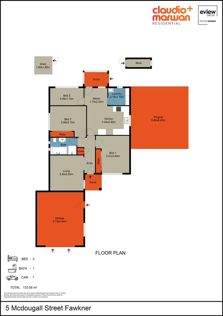 Floorplan of Homely house listing, 5 Mcdougall Street, Fawkner VIC 3060