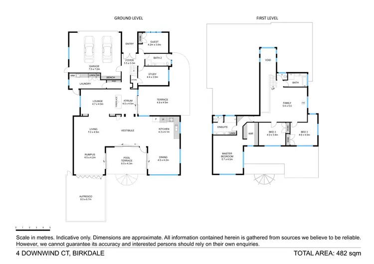 Floorplan of Homely house listing, 4 Downwind Court, Birkdale QLD 4159