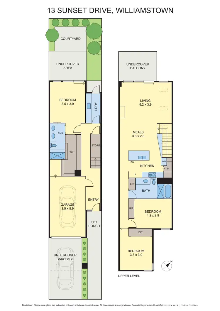 Floorplan of Homely house listing, 13 Sunset Drive, Williamstown VIC 3016
