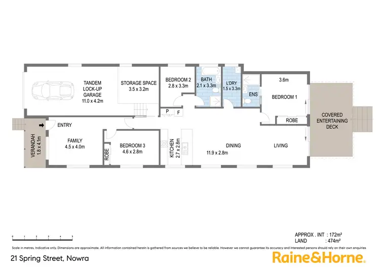 Floorplan of Homely house listing, 21 Spring Street, Nowra NSW 2541
