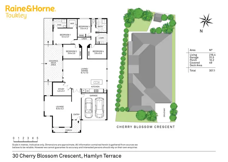 Floorplan of Homely house listing, 30 Cherry Blossom Crescent, Hamlyn Terrace NSW 2259