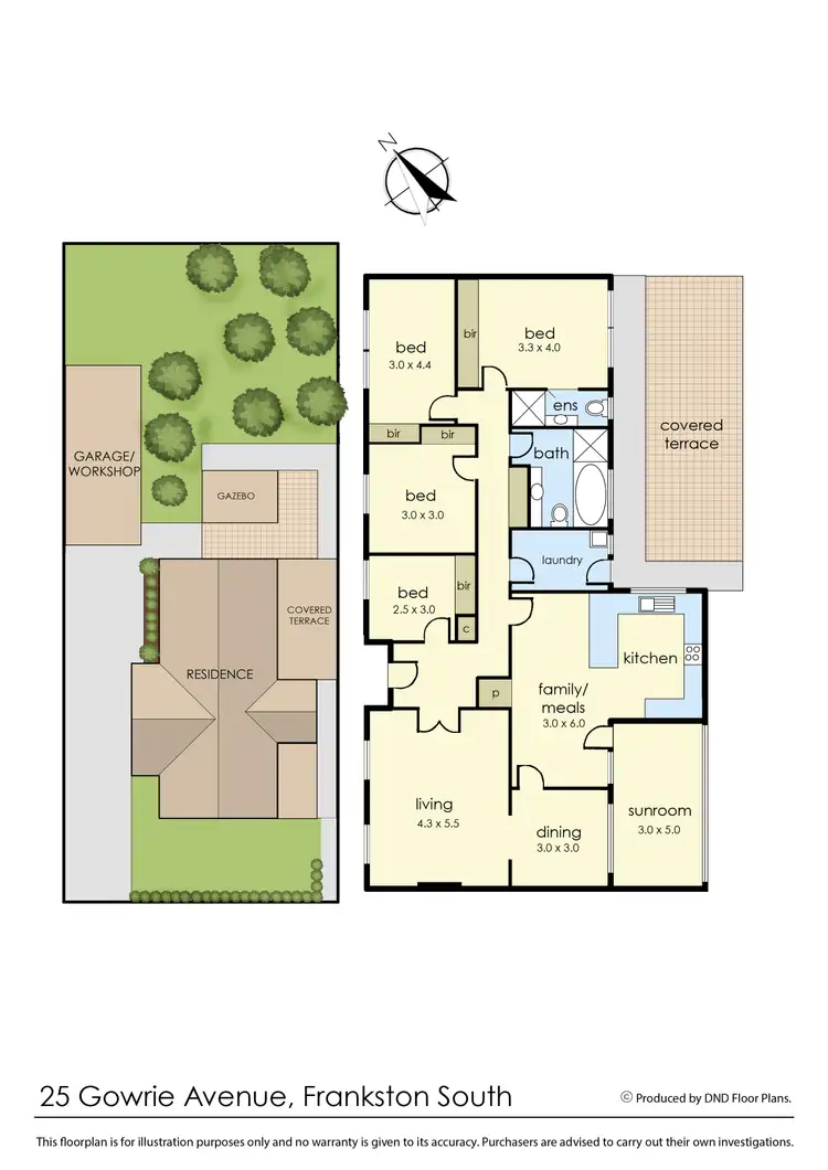 Floorplan of Homely house listing, 25 Gowrie Avenue, Frankston South VIC 3199