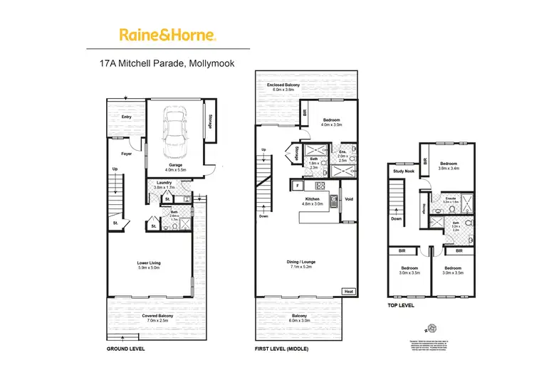 Floorplan of Homely house listing, 17A Mitchell Parade 'Pandanus', Mollymook Beach NSW 2539