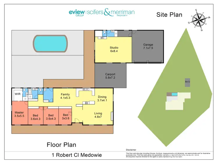 Floorplan of Homely rural property listing, 1 Robert Close, Medowie NSW 2318