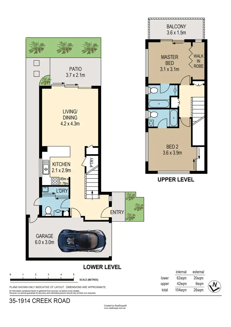 Floorplan of Homely townhouse listing, 35/1914 Creek Road, Cannon Hill QLD 4170