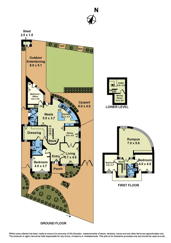 Floorplan of Homely house listing, 12 Clark Street, Williamstown VIC 3016