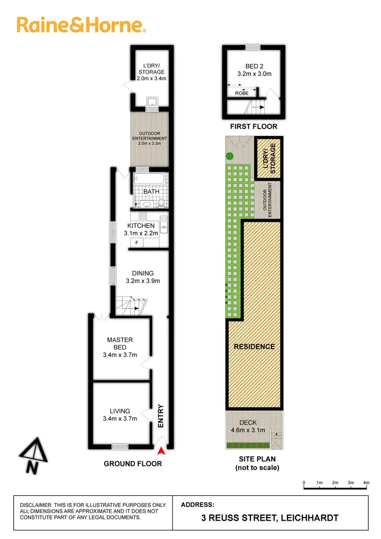 Floorplan of Homely house listing, 3 Reuss Street, Leichhardt NSW 2040