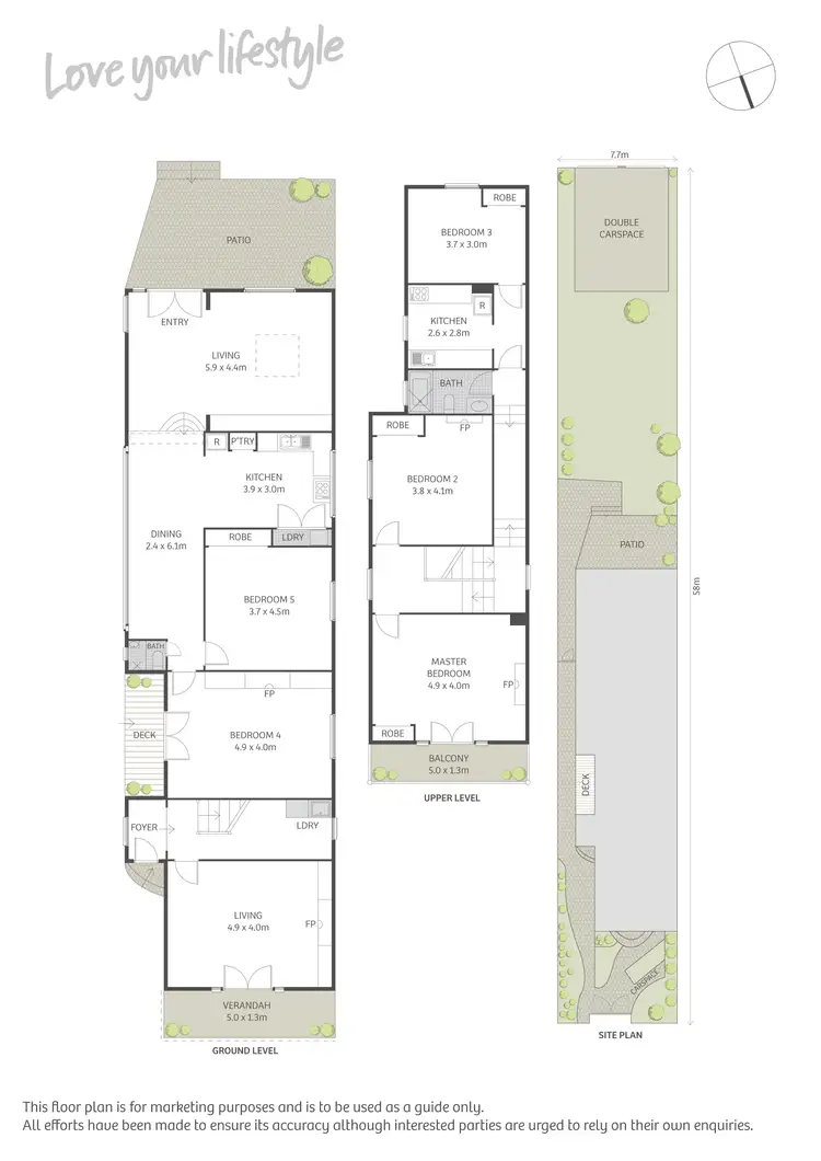 Floorplan of Homely house listing, 42 Newington Road, Marrickville NSW 2204