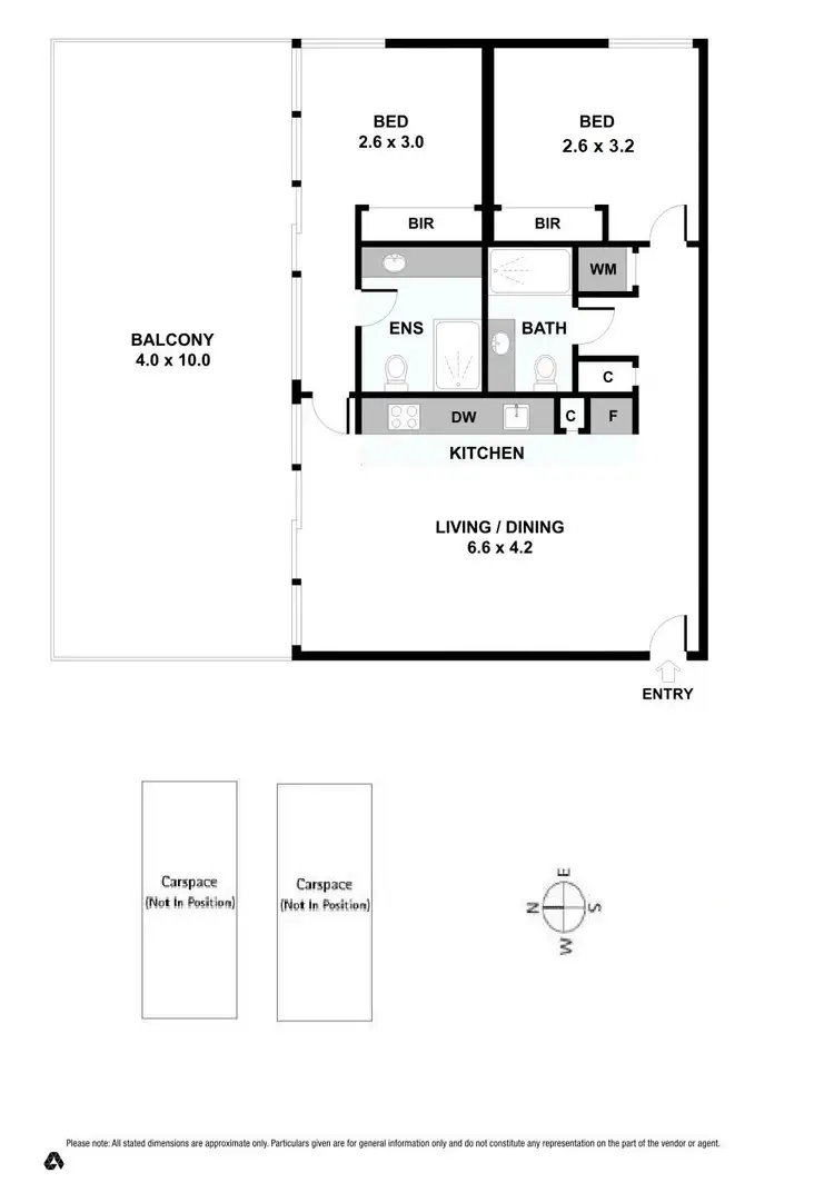 Floorplan of Homely apartment listing, 301/8 Luton Lane, Hawthorn VIC 3122
