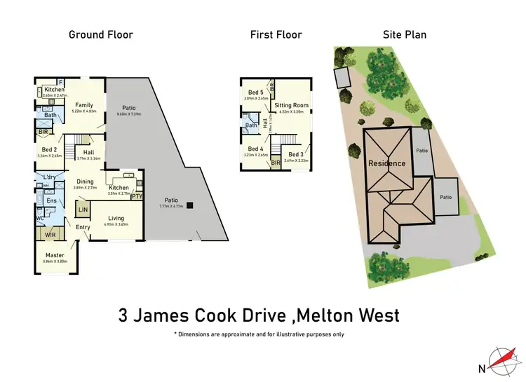 Floorplan of Homely house listing, 3 James Cook Drive, Melton West VIC 3337
