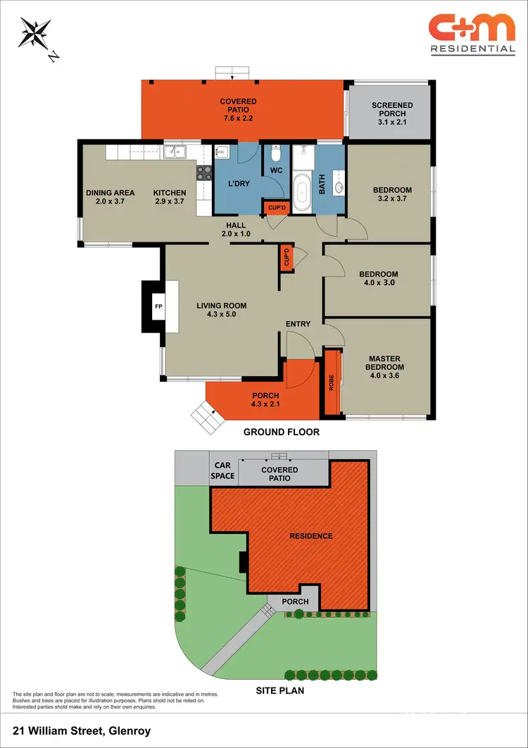 Floorplan of Homely house listing, 21 William Street, Glenroy VIC 3046