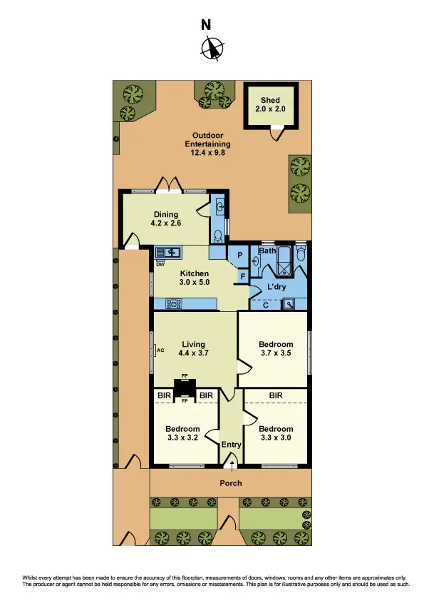 Floorplan of Homely house listing, 22 Union Street, Williamstown VIC 3016