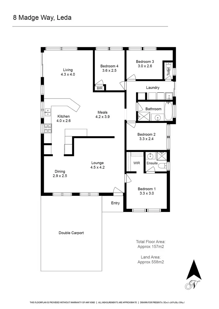 Floorplan of Homely house listing, 8 Madge Way, Leda WA 6170