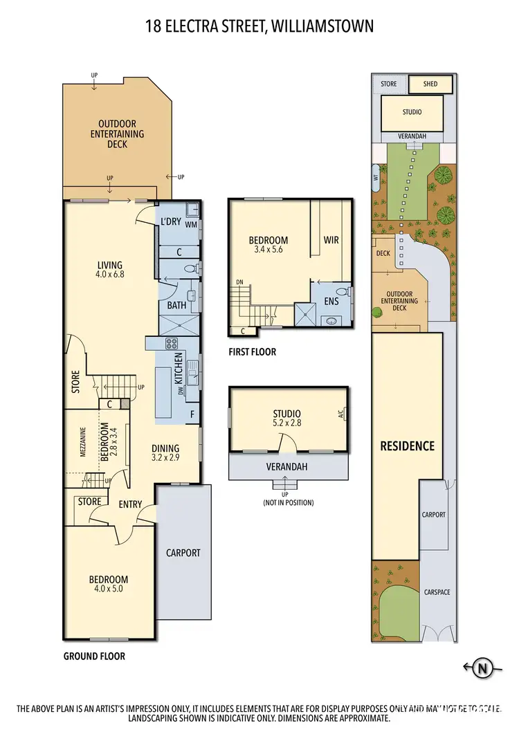 Floorplan of Homely house listing, 18 Electra Street, Williamstown VIC 3016