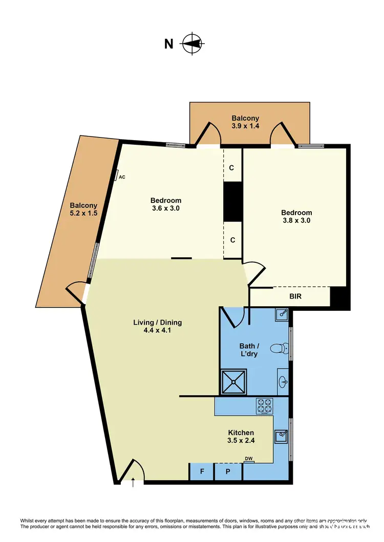 Floorplan of Homely apartment listing, 6/41 The Strand, Williamstown VIC 3016