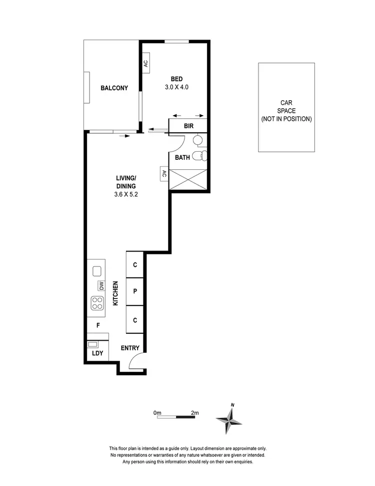 Floorplan of Homely apartment listing, 202/80 Lynch Street, Hawthorn VIC 3122