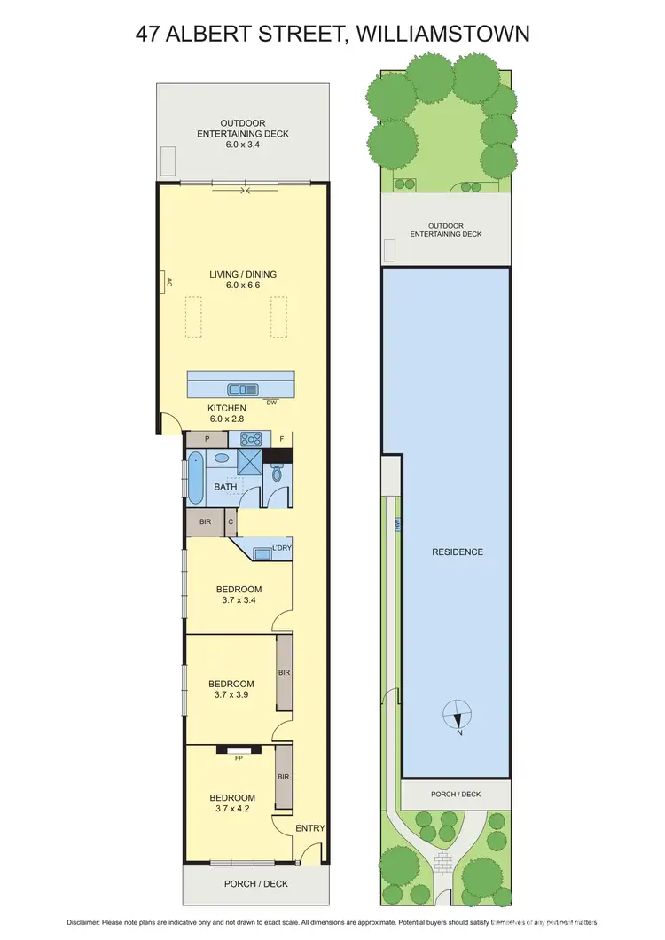 Floorplan of Homely house listing, 47 Albert Street, Williamstown VIC 3016