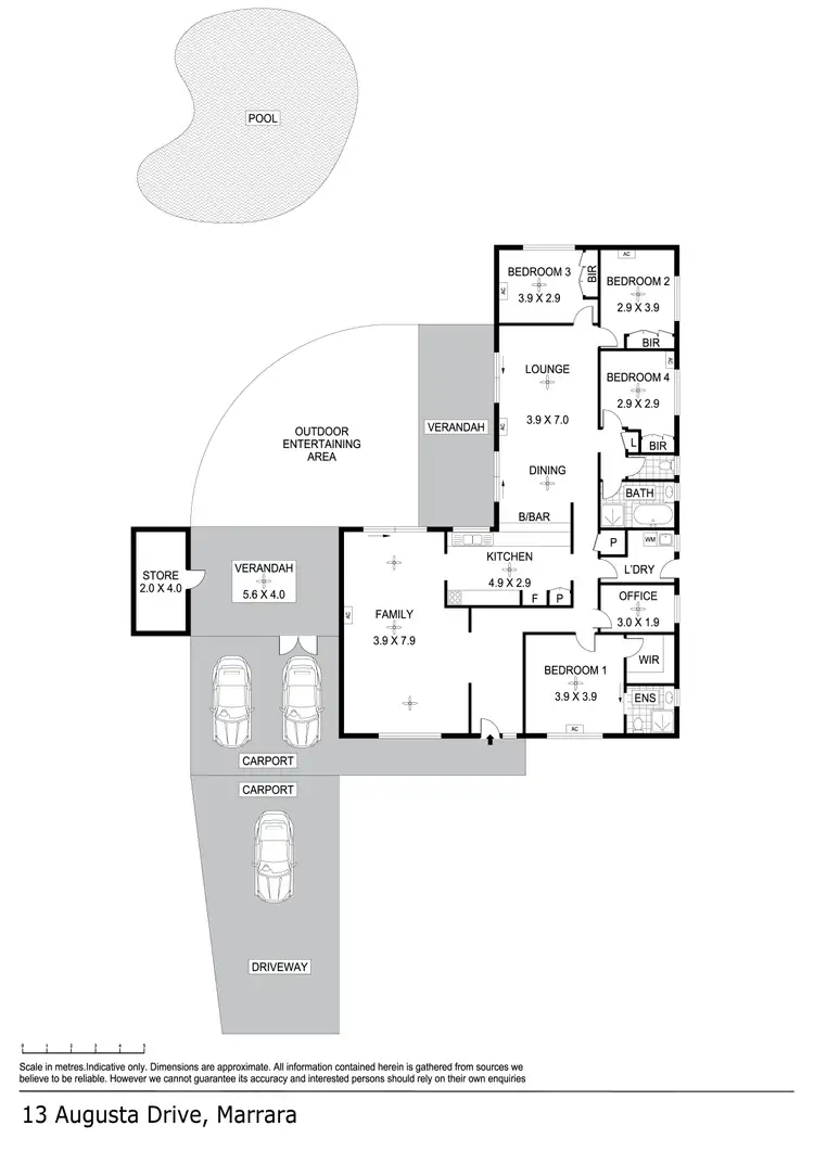 Floorplan of Homely house listing, 13 Augusta Drive, Marrara NT 812