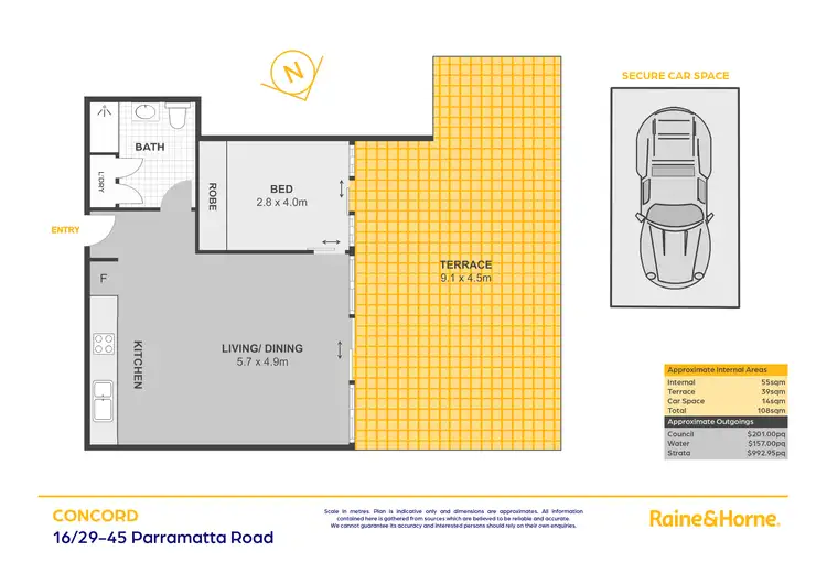 Floorplan of Homely apartment listing, 16/29-45 Parramatta Road, Concord NSW 2137