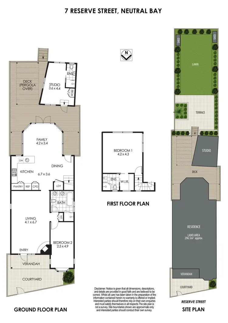 Floorplan of Homely house listing, 7 Reserve Street, Neutral Bay NSW 2089